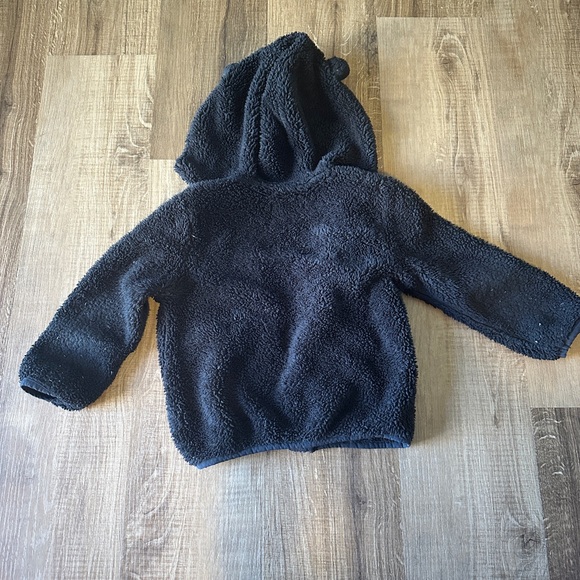 Old Navy‎ Teddy Bear Black Fleece - Picture 4 of 4